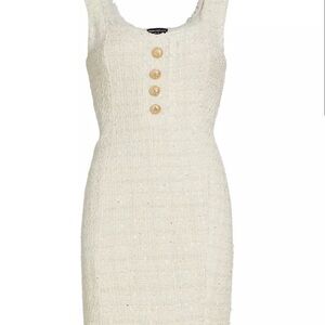 Generation Love White Tweed Mini Dress